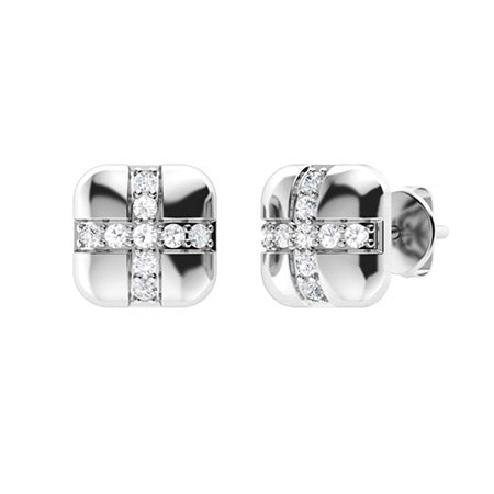 "SI Diamond and Moissanite Halo Earrings for Women – Brilliant Diamond-Look Studs in 925 Sterling Silver or Gold Finish"