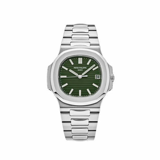 "Pat Philippe Nautilus 5711/1A 40mm Green Textured Dial PPF V4 – Swiss 324CS Automatic Movement 1:1 Best Edition Super Clone Replica Watch"