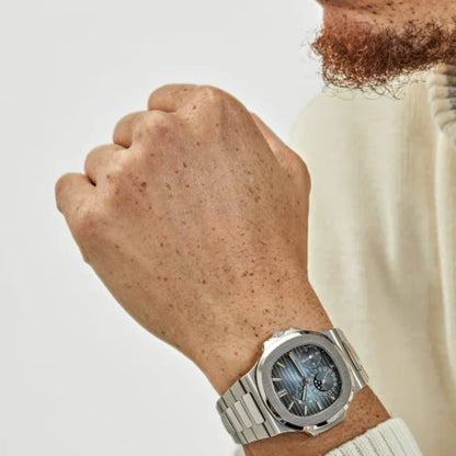 "Pat Philippe Nautilus 5712 40mm Blue Dial PPF 1:1 Best Edition – Swiss A240 Automatic Movement Super Clone Replica Watch"