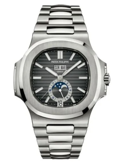 "Pat Philippe Nautilus 5726A 40.5mm Annual Calendar Moonphase Watch – Swiss ETA Automatic Movement 1:1 Super Clone Luxury Replica"