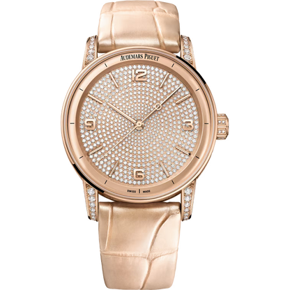 "A P Code 11.59 Selfwinding 41mm 15210OR.ZZ.D208CR.01 Diamond Bezel Brown Dial Luxury Watch – Swiss ETA Automatic 1:1 Super Clone Replica"