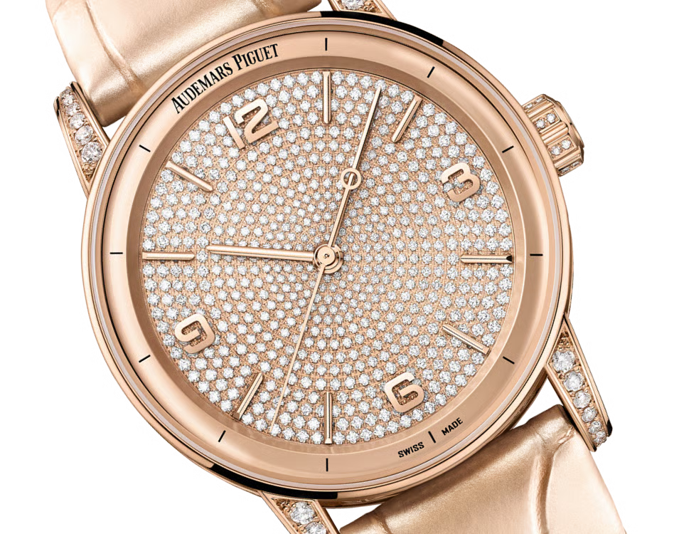 "A P Code 11.59 Selfwinding 41mm 15210OR.ZZ.D208CR.01 Diamond Bezel Brown Dial Luxury Watch – Swiss ETA Automatic 1:1 Super Clone Replica"