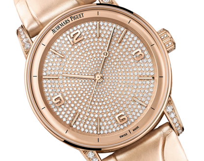 "A P Code 11.59 Selfwinding 41mm 15210OR.ZZ.D208CR.01 Diamond Bezel Brown Dial Luxury Watch – Swiss ETA Automatic 1:1 Super Clone Replica"