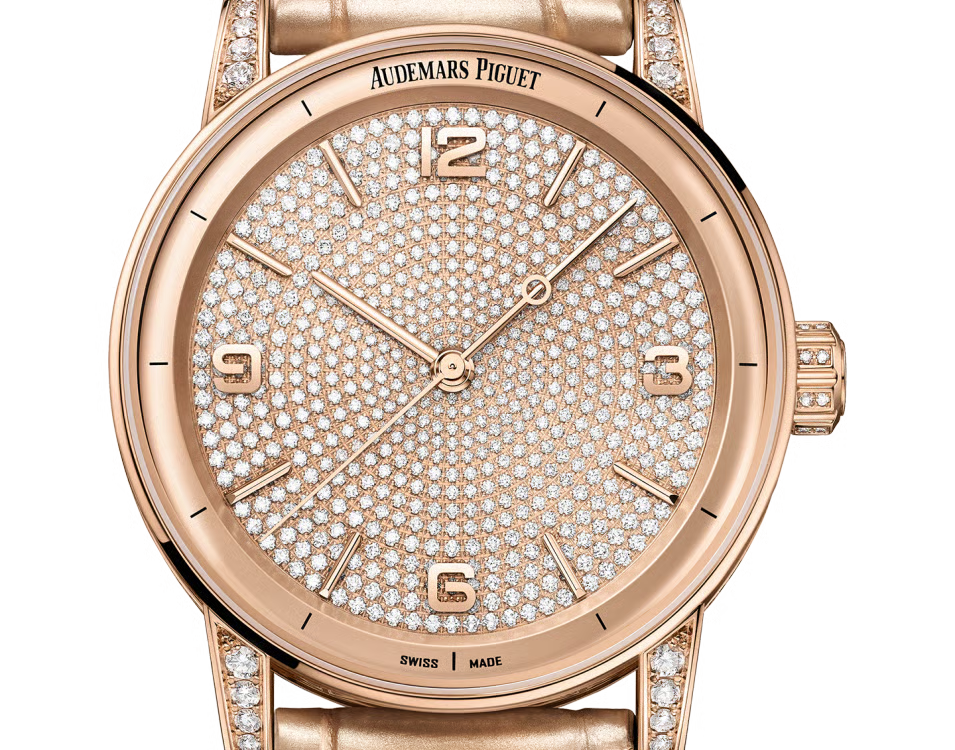 "A P Code 11.59 Selfwinding 41mm 15210OR.ZZ.D208CR.01 Diamond Bezel Brown Dial Luxury Watch – Swiss ETA Automatic 1:1 Super Clone Replica"