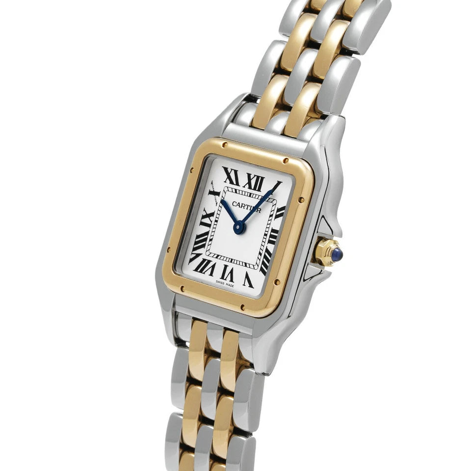 "Car Panthère de Cartier Small Model 22mm Yellow Gold Ladies Watch – Swiss ETA Quartz Movement Luxury Replica"
