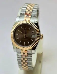 Role Datejust 31mm Black Dial Women’s Watch with Diamond Markers & Two-Tone Bracelet – Swiss ETA Automatic Movement 1:1 Super Clone Replica
